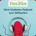 Logo des Podcasts Doc2Go für Diabetes-Patient:innen.