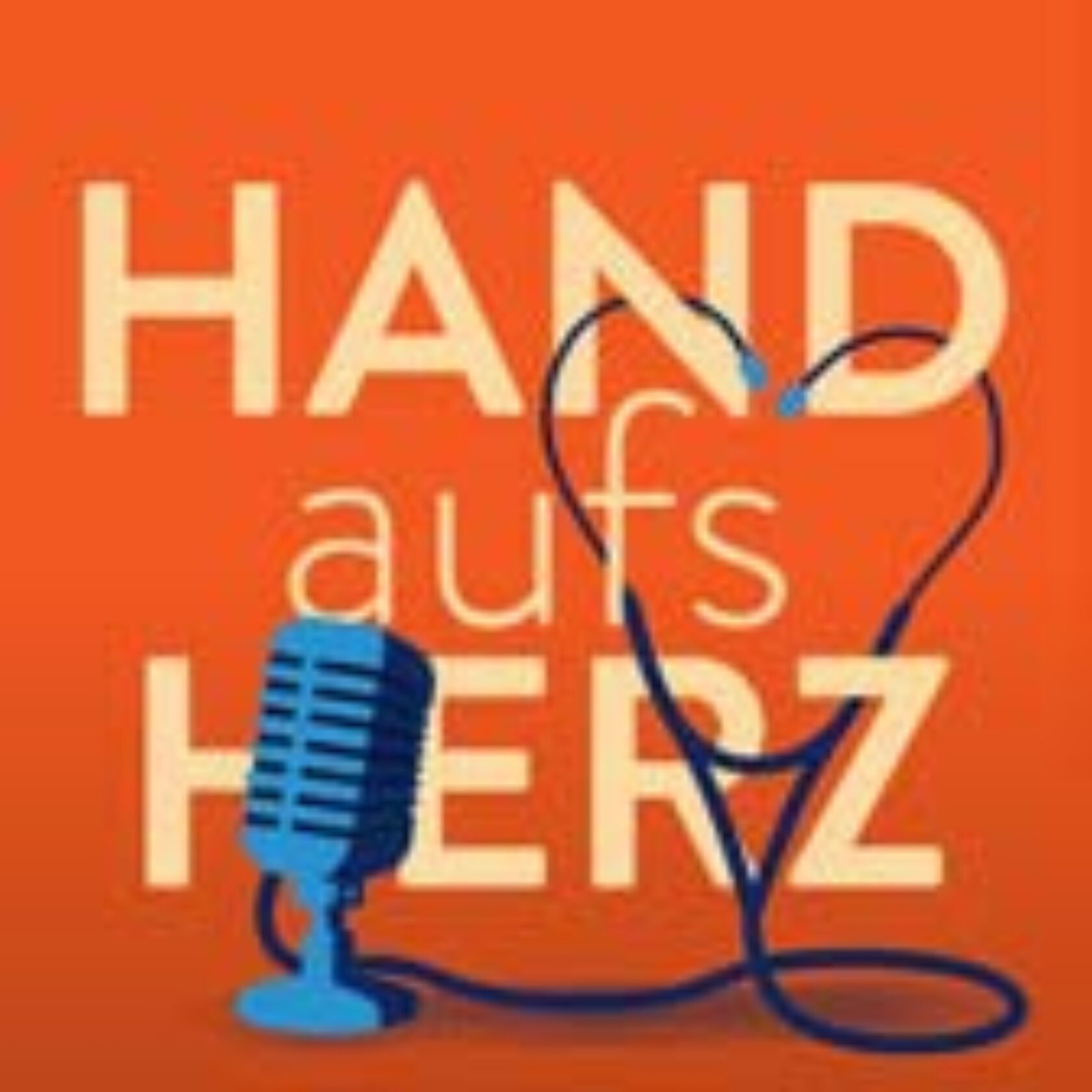 Logo des Hand-aufs-Herz Podcast.