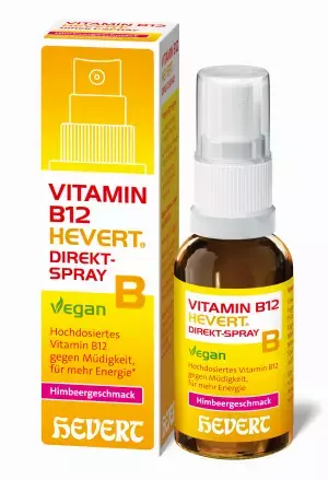 Packshot Vitamin B12 Hevert Spray.